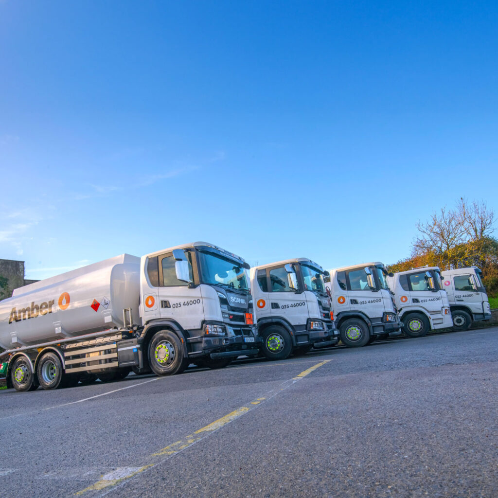 New truck delivering heating oil | Amber Oil